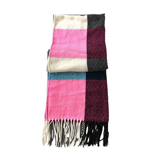 Fashion Culture Color Block Oversized Scarf Shawl
