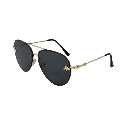 Fashion Culture Beehave 60mm Bee Aviator Sunglasses