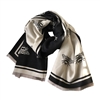 Fashion Culture Scattered Bee Print Soft Knit Oblong Scarf Reversible Shawl Wrap
