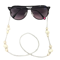 Fashion Culture Pearlescent Beaded Sunglasses Strap Glasses Lanyard
