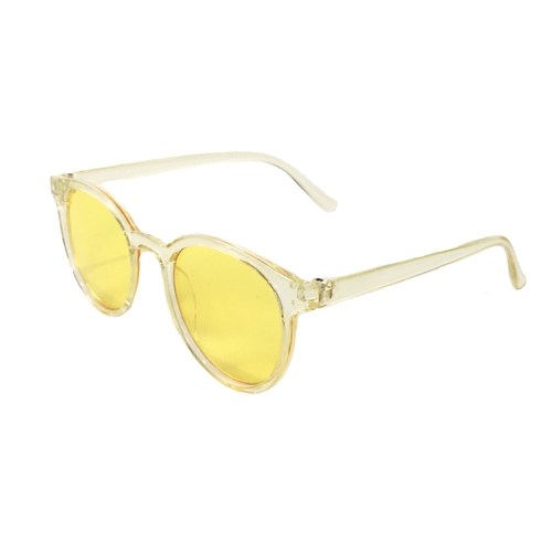 Yellow Colorful Translucent Sunglasses