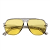 Brow Bar Colorful Translucent Large Sunglasses