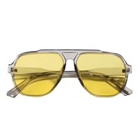 Brow Bar Colorful Translucent Large Sunglasses