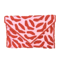 From St Xavier Smooch Kisses Beaded Convertible Clutch