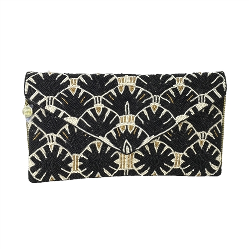 From St Xavier Whittaker Beaded Convertible Clutch