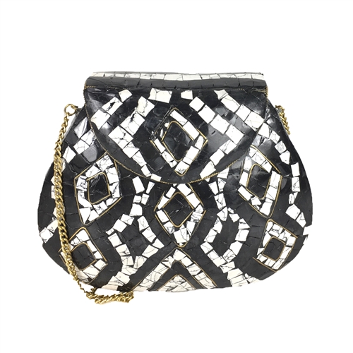 From St Xavier Wes Mosaic Evening Bag