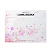 Inklings Confettigram Blank Greeting Card, Unicorn Design - White Stationary, Fun & Festive Card for Birthdays, Anniversaries & More