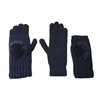 3 in 1 Knit Pom Pom Fingerless Winter Texting Gloves