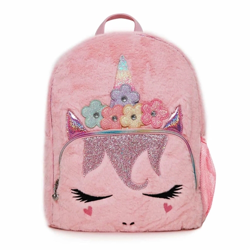 OMG! Accessories Miss Gwen Flower Crown Plush Backpac
