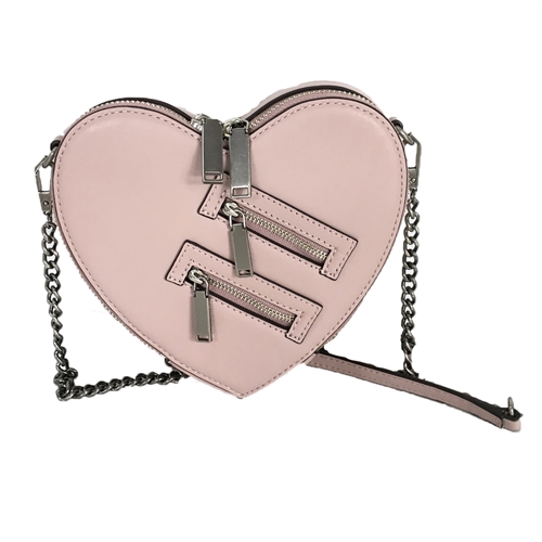 Rebecca Minkoff Jamie Leather Heart Clutch Crossbody Bag