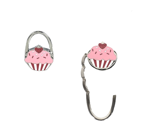 Cupcake Portable Handbag Hanger Purse Hook