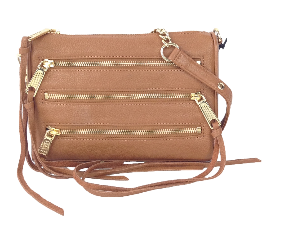 Rebecca Minkoff kate leather mini tote bag in brown