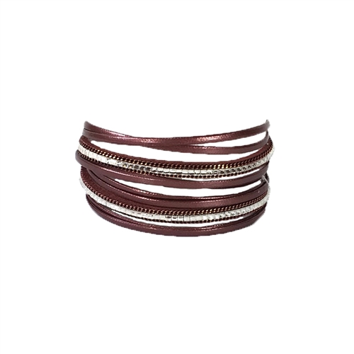 Nakamol Shine Magnetic Multi Layer Wrap Bracelet