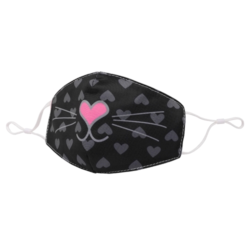 OMG! Bella Kitty Halloween Reusable Face Covering with Interior Pocket
