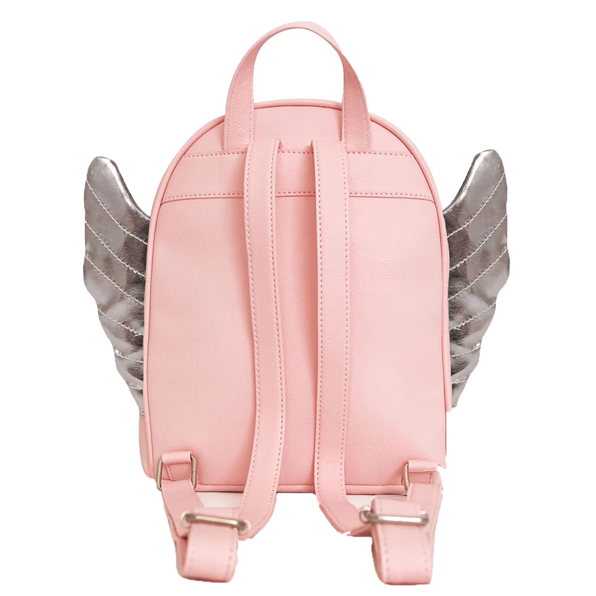 angel wing mini backpack Wings Iridescent With multiple interior and exterior pockets Kawaii Angel Wings Mini Backpack