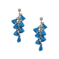 Jewelry Collection Capri Tassel Statment Earrings