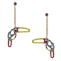 Jewelry Collection Crystal Toucan Drop Earrings