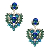 Jewelry Collection Ezili Crystal Drop Evening Earrings