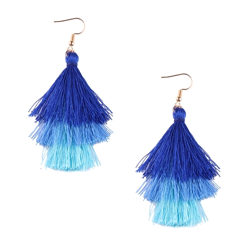 Jewelry Collection Cocos Ombre Tassel Drop Earrings