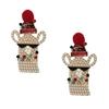 Jewelry Collection Festive Holiday Llama Drop Earrings