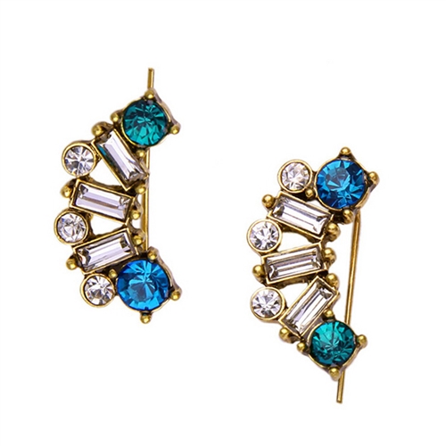 Parker Crystal Crawler Earrings