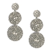 Jewelry Collection Morgan Crystal Disk Statement Drop Earring