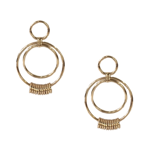Jewelry Collection Linked Hoop Drop Earring