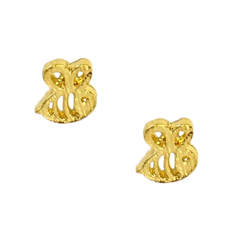Buzz Worthy Mini Bumble Bee Stud Earrings