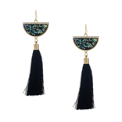 Jewelry Collection Gypsie Tassel Drop Earrings