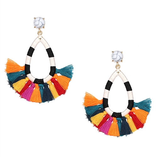 Jewelry Collection Oia Brights Tassel Drop Earrings