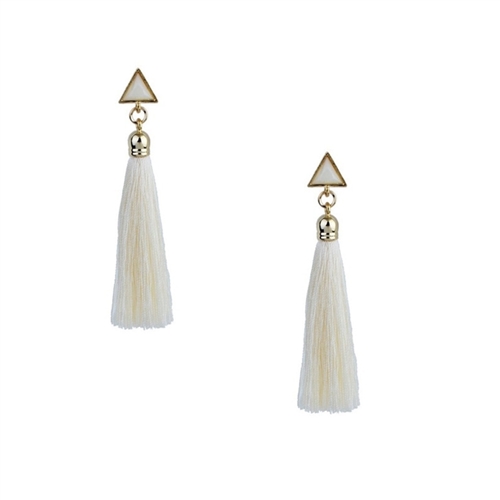 Jewelry Collection Iso Geo Tassel Drop Earrings