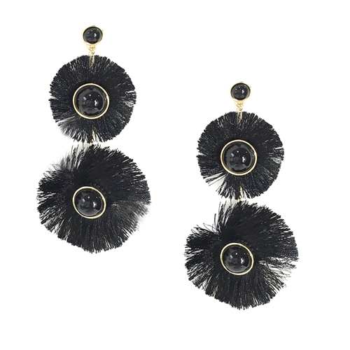 Jewelry Collection Eos Fringe Tassel Drop Earrings