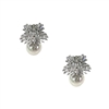 Elegant Bea Crystal & Simulated Pearl Stud Earrings Set - Sparkling Jewelry Collection for Women