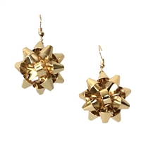 Jewelry Collection Unwrapped Gift Bow Drop Earrings