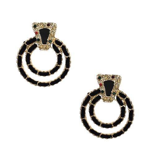 Jewelry Collection Amsu Circle Drop Earrings