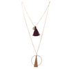 Jewelry Collection Wren 2 Layer Pendant Necklace