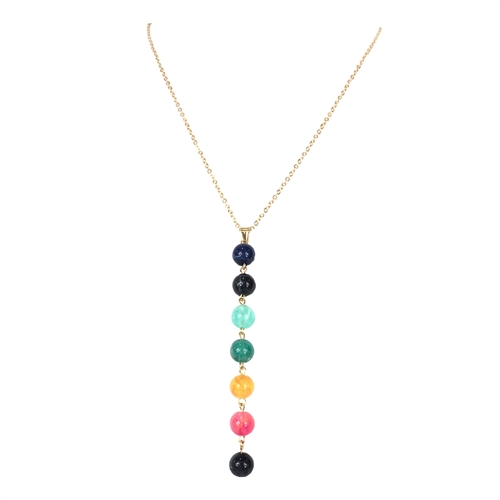 Jewelry Collection Color Spectrum Pendant Necklace