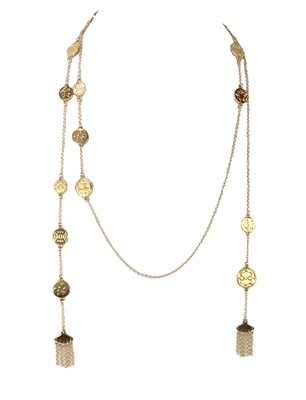 Jewelry Collection Long Beaded Tassel Necklace