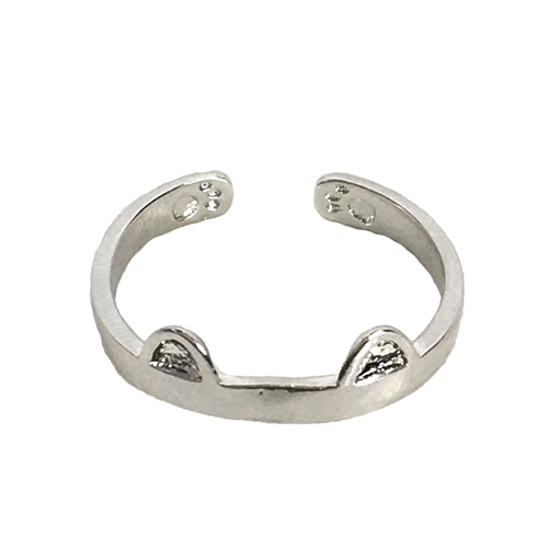 Jewelry Collection Cat Ears Stackable Band Ring