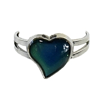 Heart Mood Color Changing Stone Ring