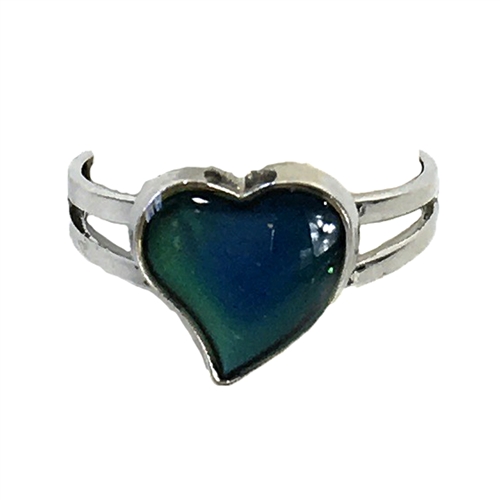 Heart Mood Color Changing Stone Ring