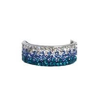 Brilliant Sparklers Livie 5 Row Crystal Ring