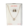 Joe Fresh Interchangeable Rings Pendant Necklace Set of 5