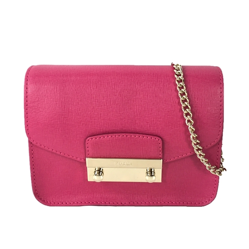 Furla Julia Saffiano Leather Mini Crossbody Bag