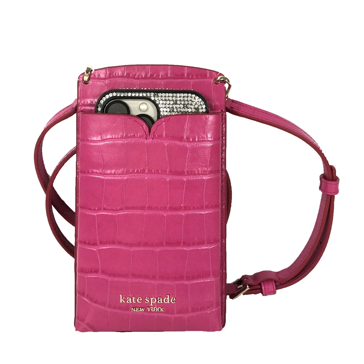 Buy KATE SPADE Spencer East West Phone Crossbody Bag, Pink Color Women