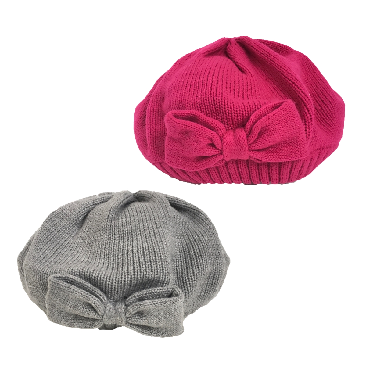 Kate Spade beaded knit beret Kate Spade Gathered Bow Knit Beret main image 3