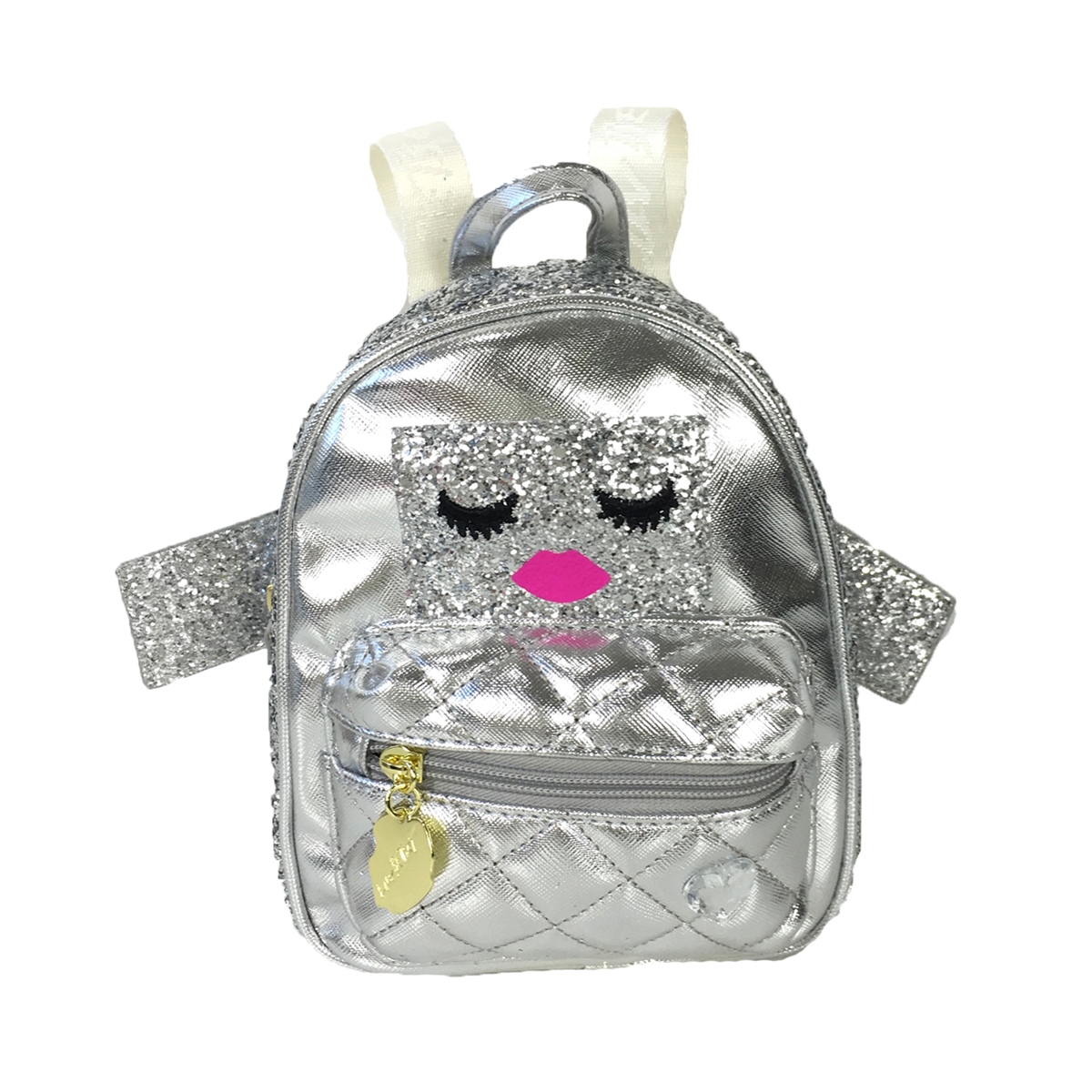 metallic tile shoulder bag - IetpShops GB - Black Micro backpack with Teddy  bear Moschino