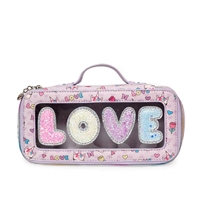 OMG! Love Bubble Miss Gwen Print Clear Travel Pouch