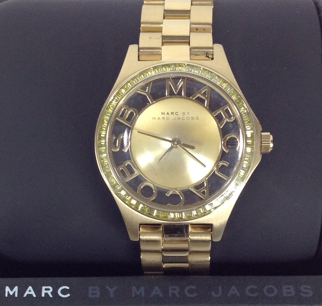 Marc by Marc Jacobs Gold skeleton watch Marc by Marc Jacobs Henry Skeleton Rose Gold-Tone Ladies  main image 3