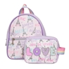LOVE Paris Mini Backpack & Zip Pouch 2 PC Gift Set, Lavender